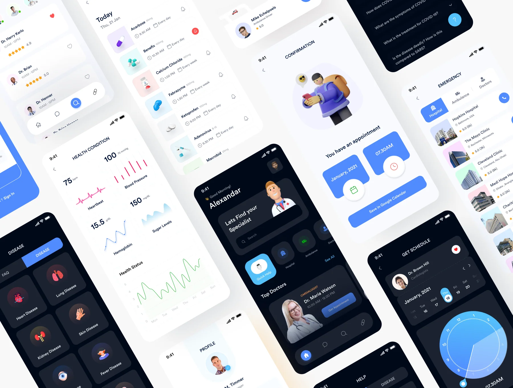 eMade - Medical App iOS UI Kit 5