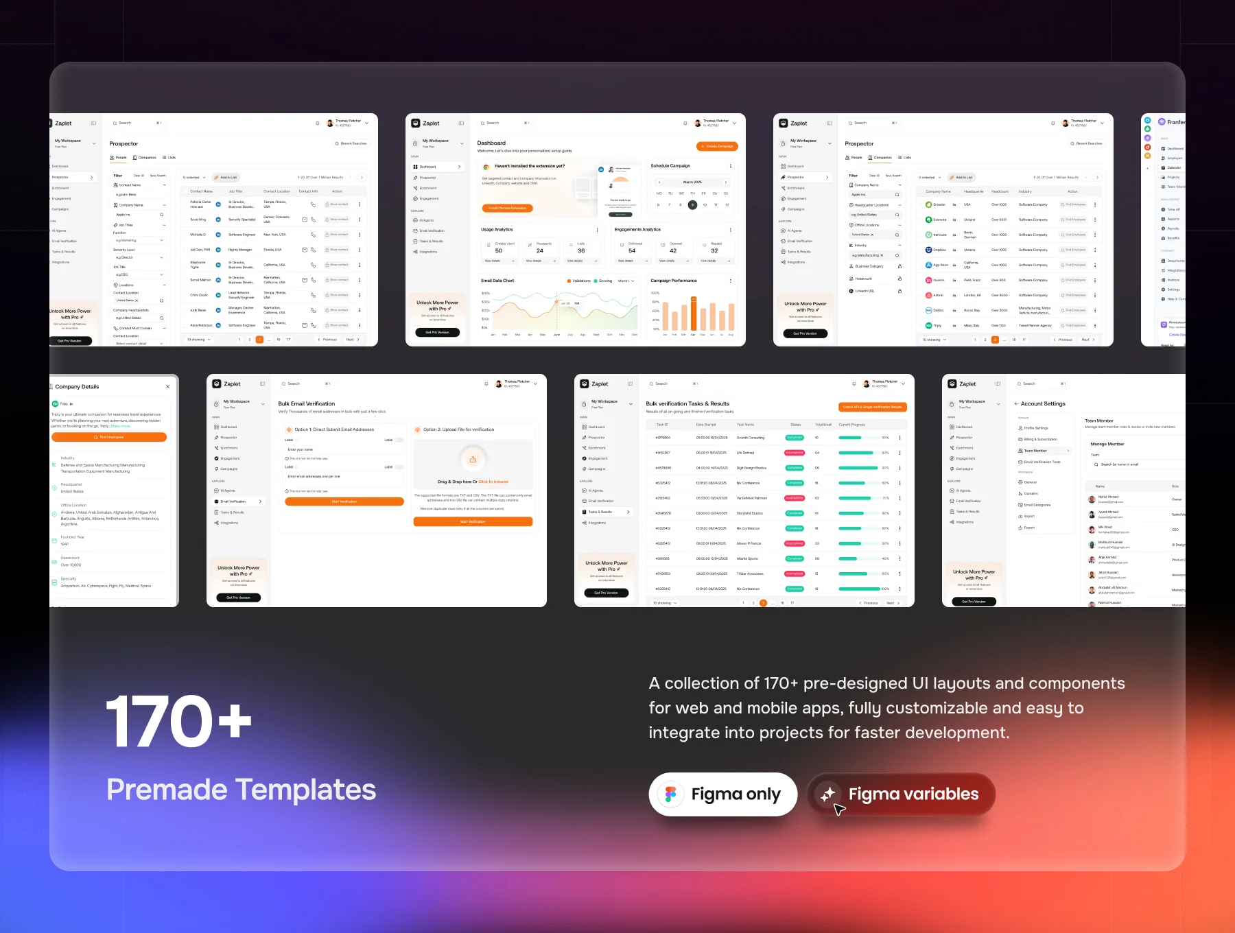 Email Marketing Web App UI Kit 3