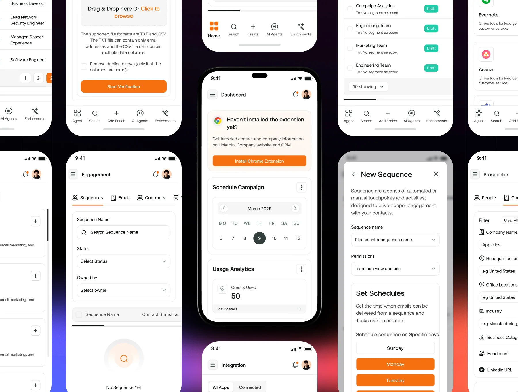 Email Marketing Web App UI Kit 5