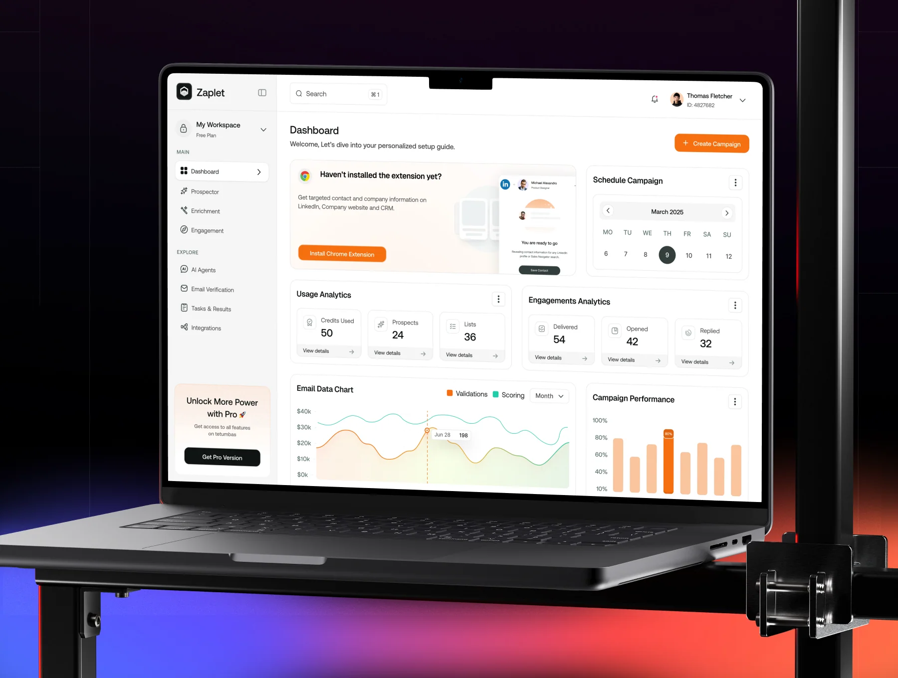 Email Marketing Web App UI Kit 6