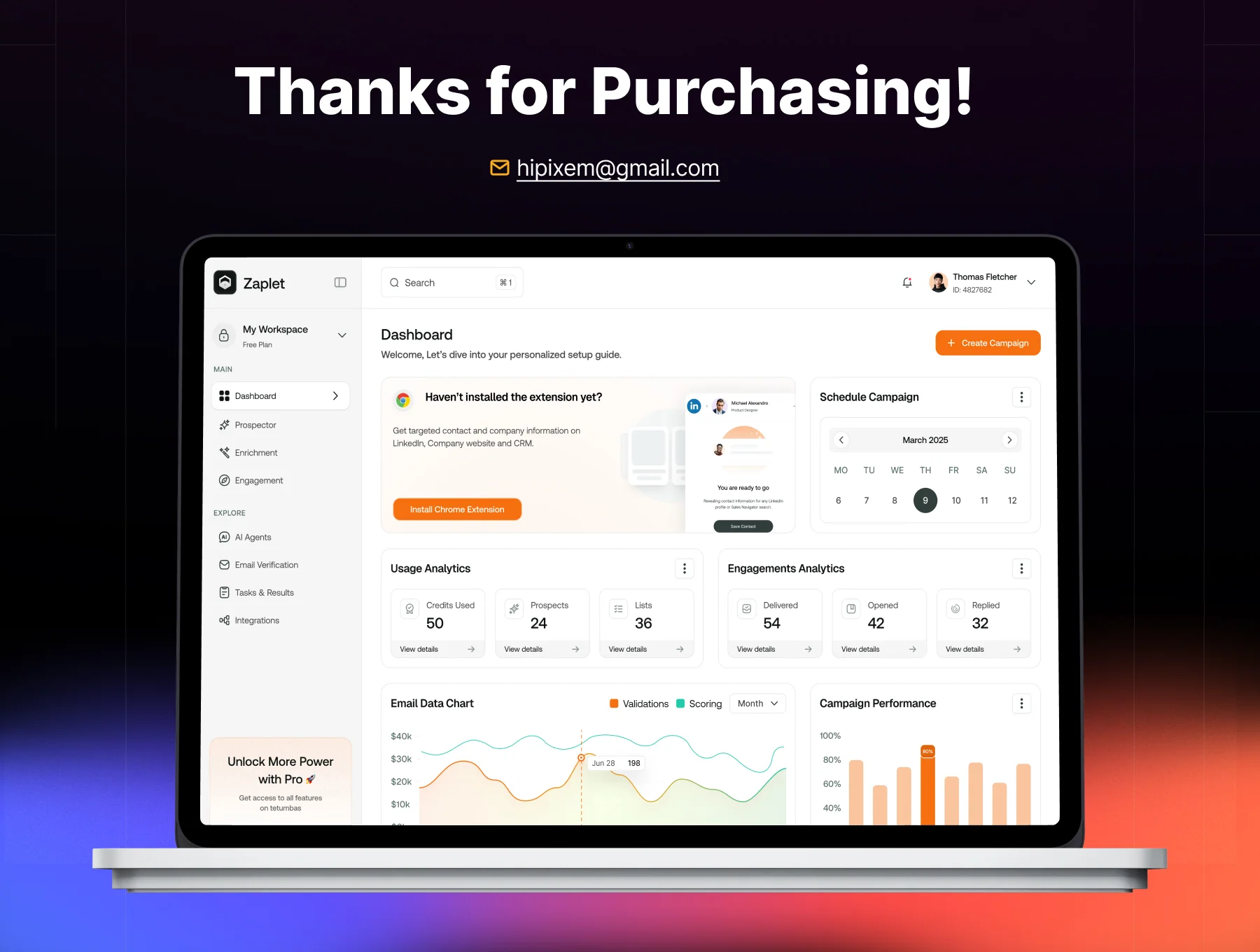 Email Marketing Web App UI Kit 8