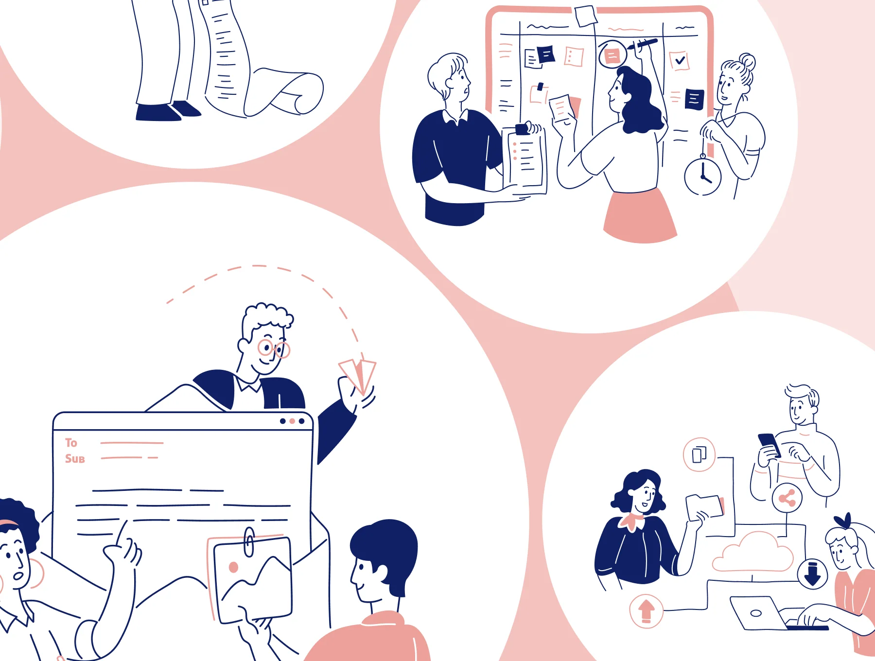 Emaily - Email, Todo & Productivity Illustration 2