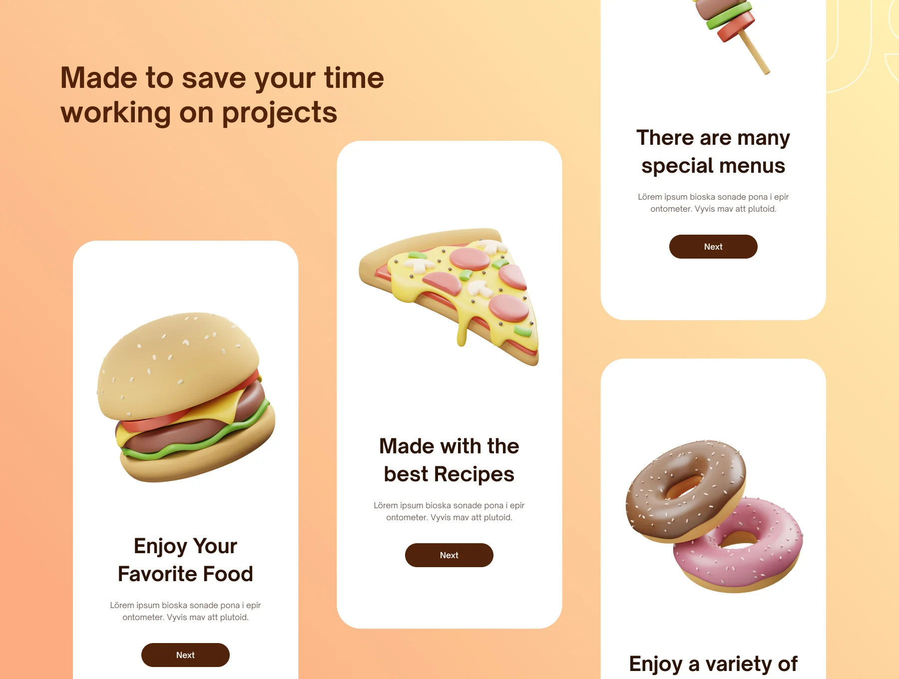 EMAMFOOD: 3D Fast Food and Drink Icons 5