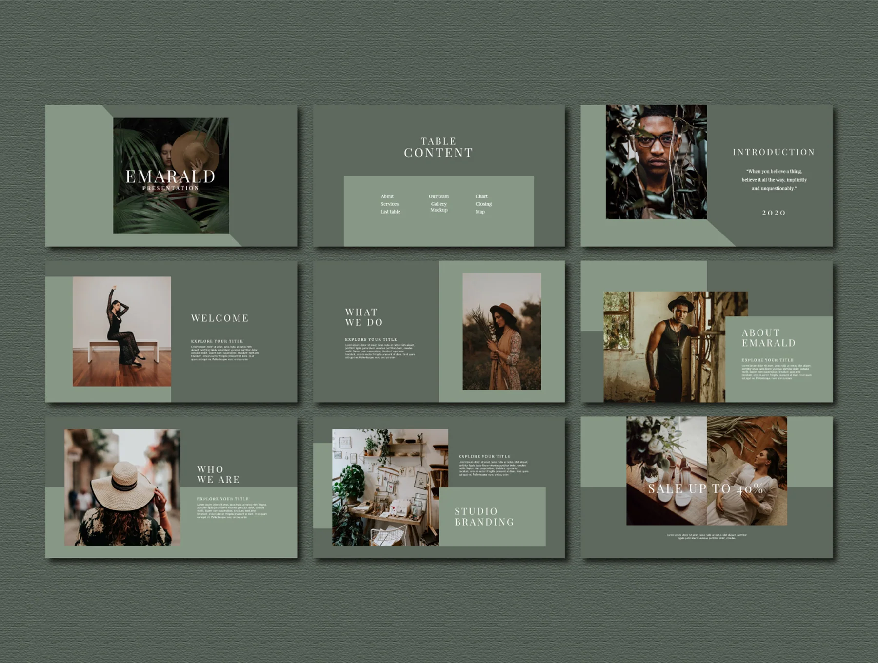 Emarald - PowerPoint Template 2
