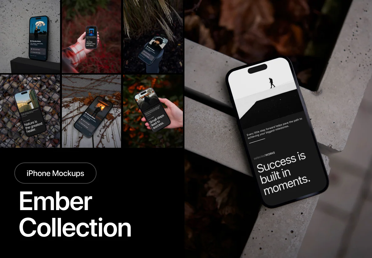 Ember – iPhone Mockup Collection