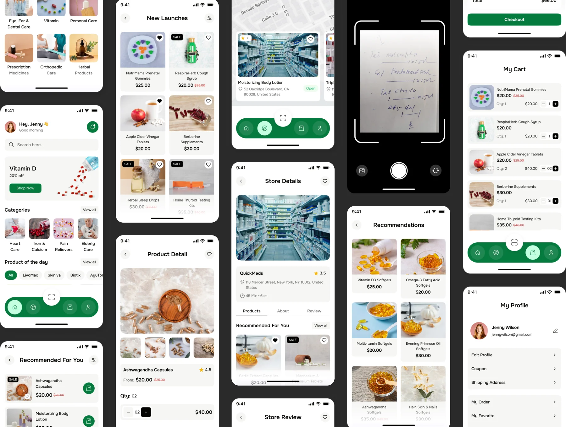 EMed - Pharmacy Mobile App UI Kit 4