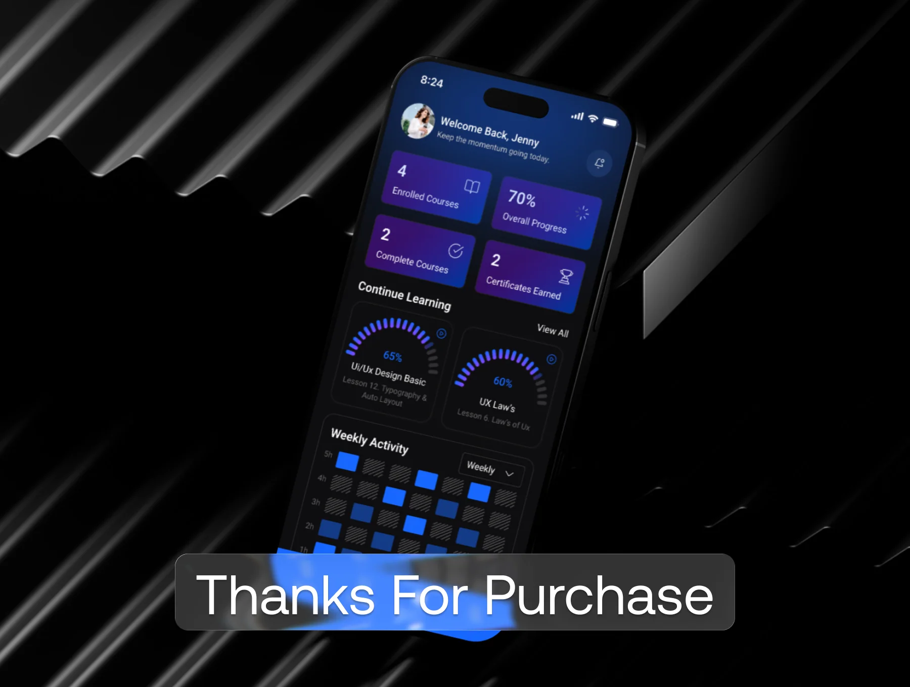 eMentor – Online Course Platform Mobile App Figma UI Kit 6