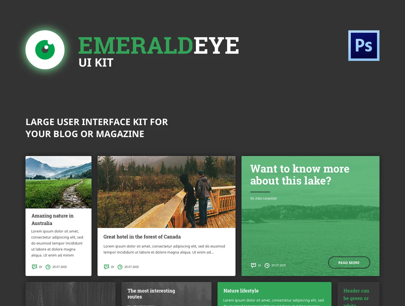Emerald Eye UI Kit