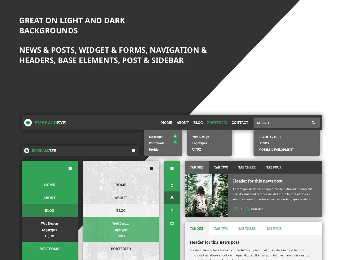 Emerald Eye UI Kit 3