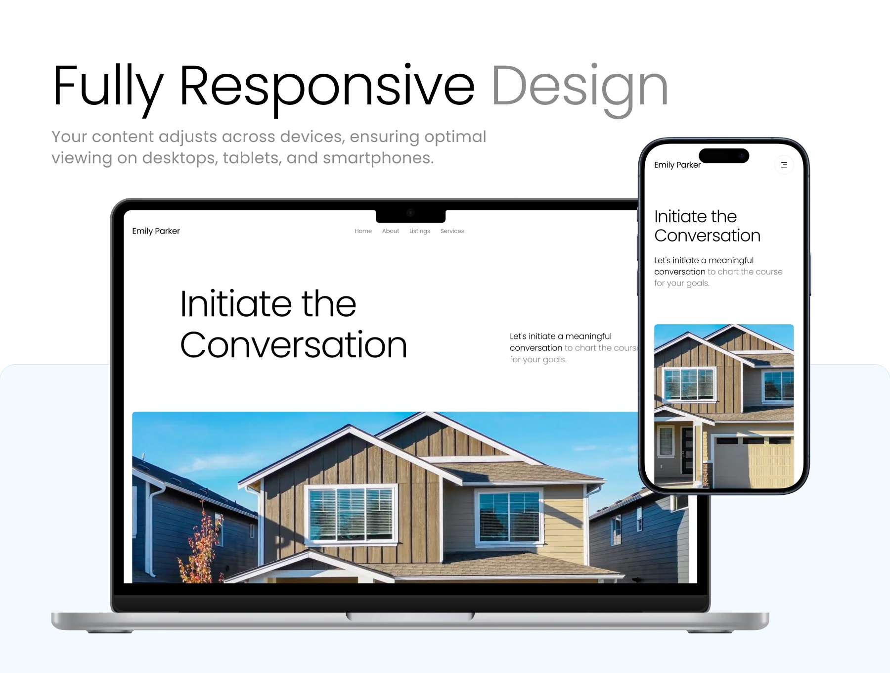 Emily Parker — Real Estate Website 2