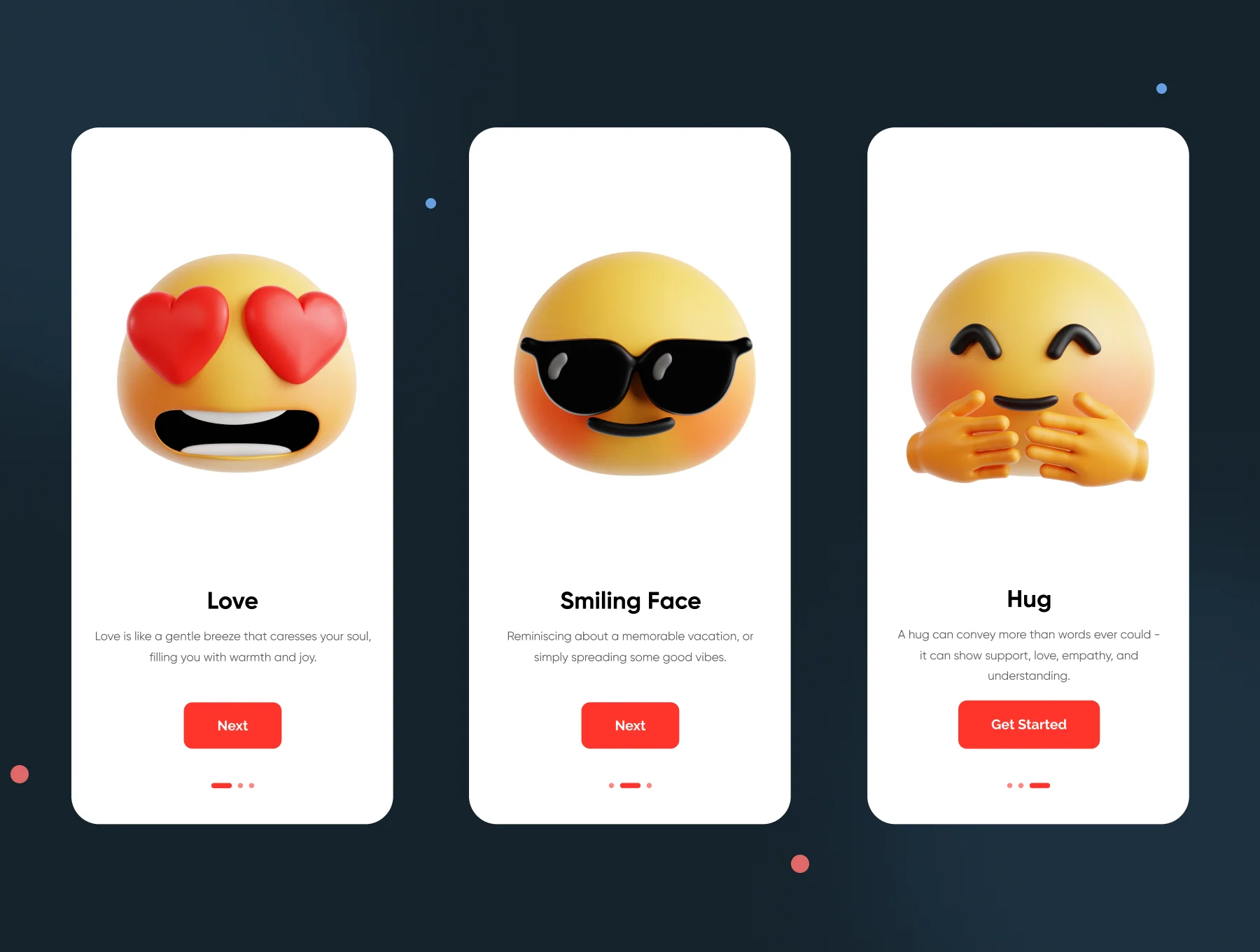 Emoji 3D Icon Set 3