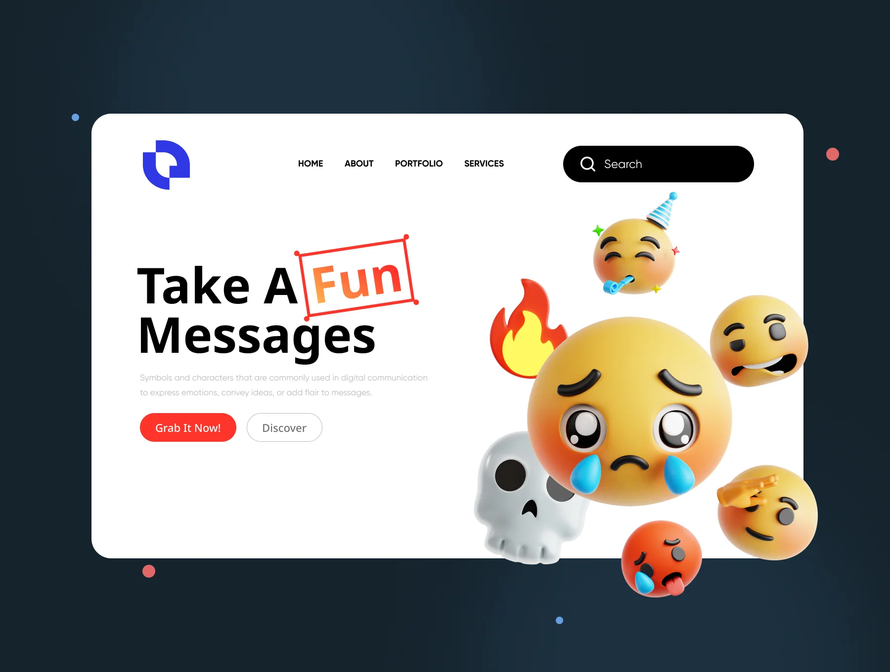 Emoji 3D Icon Set 4