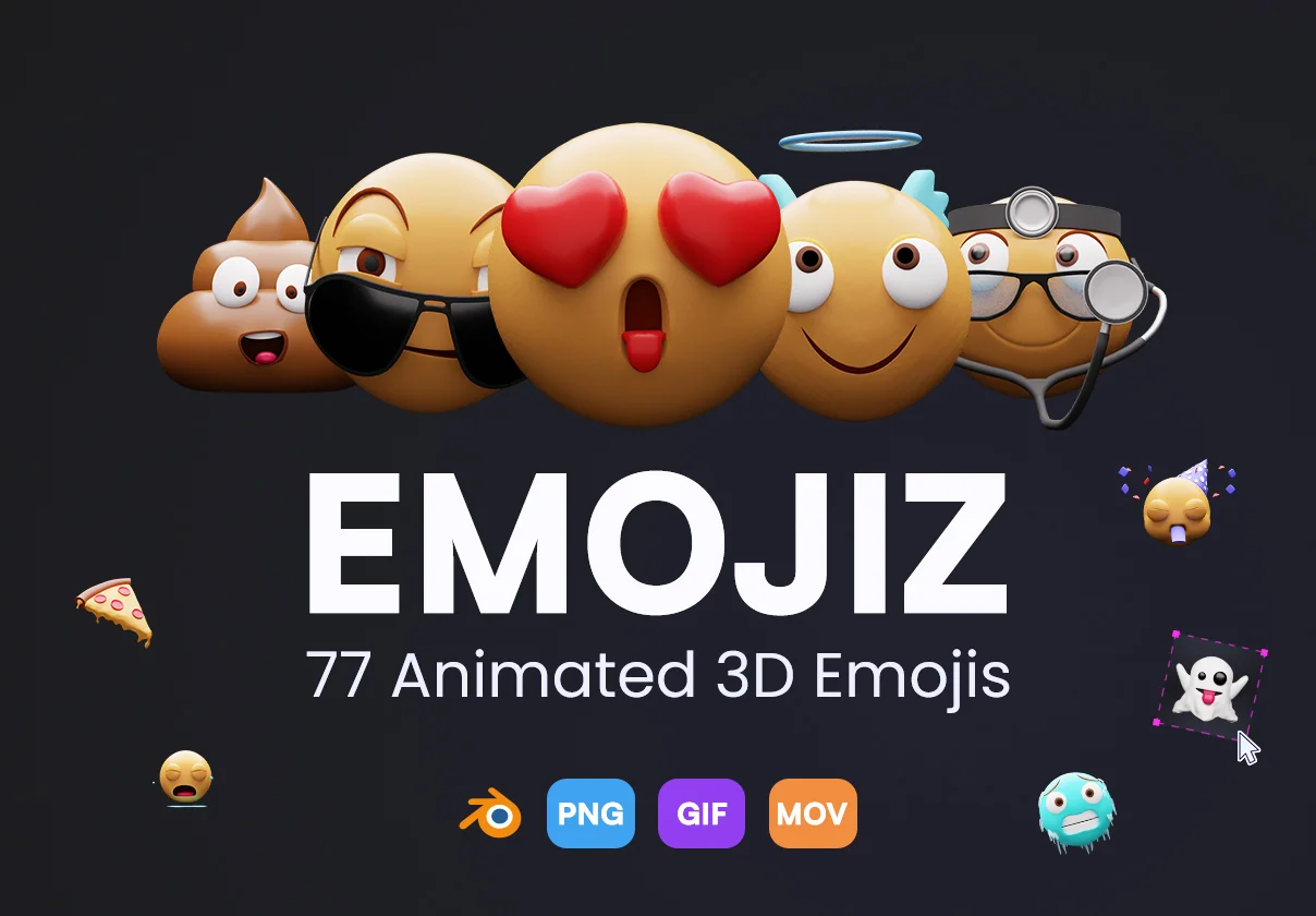 EMOJIZ - Animated 3D emojis