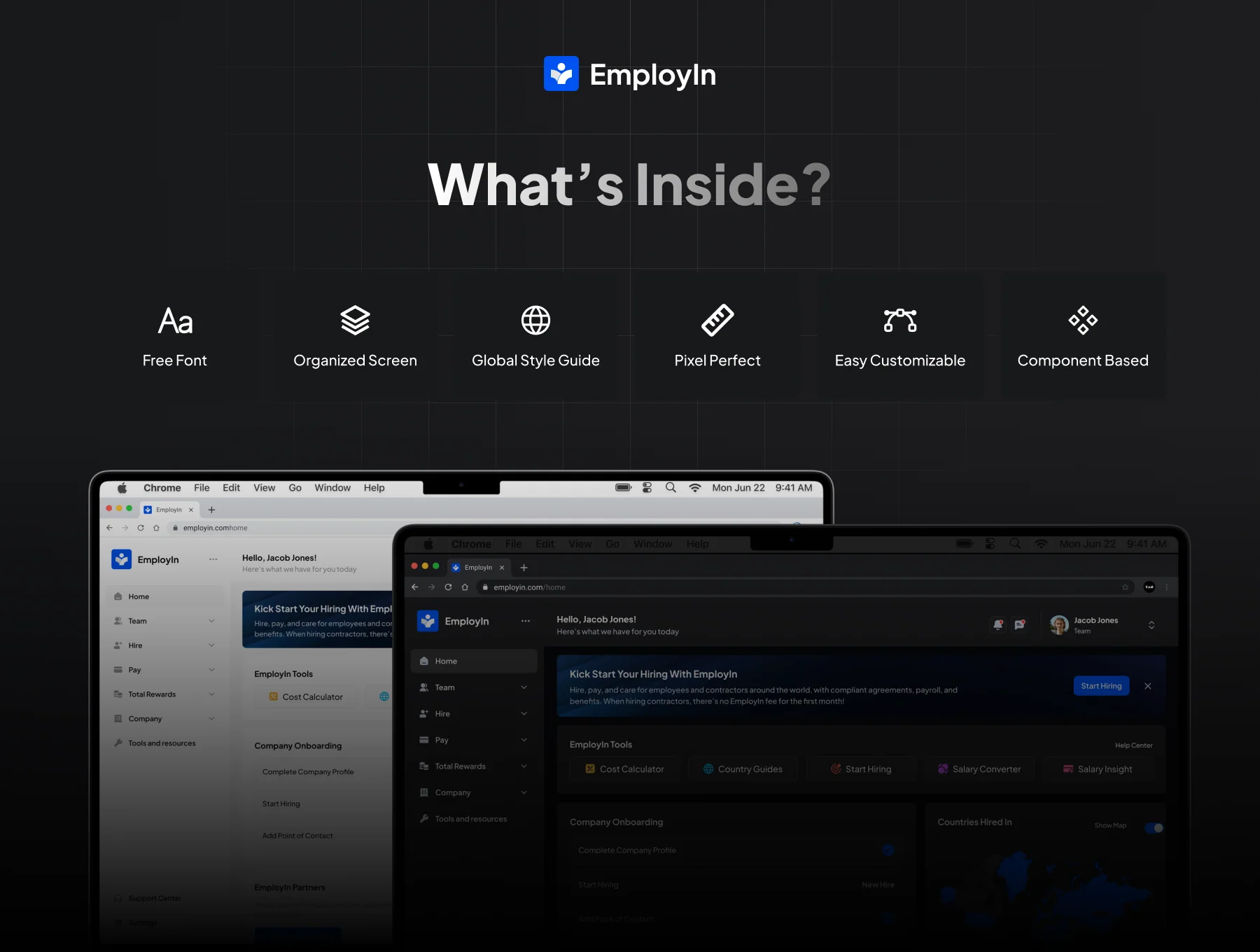 EmployIn - Hire Talent Dashboard UI KIT 2