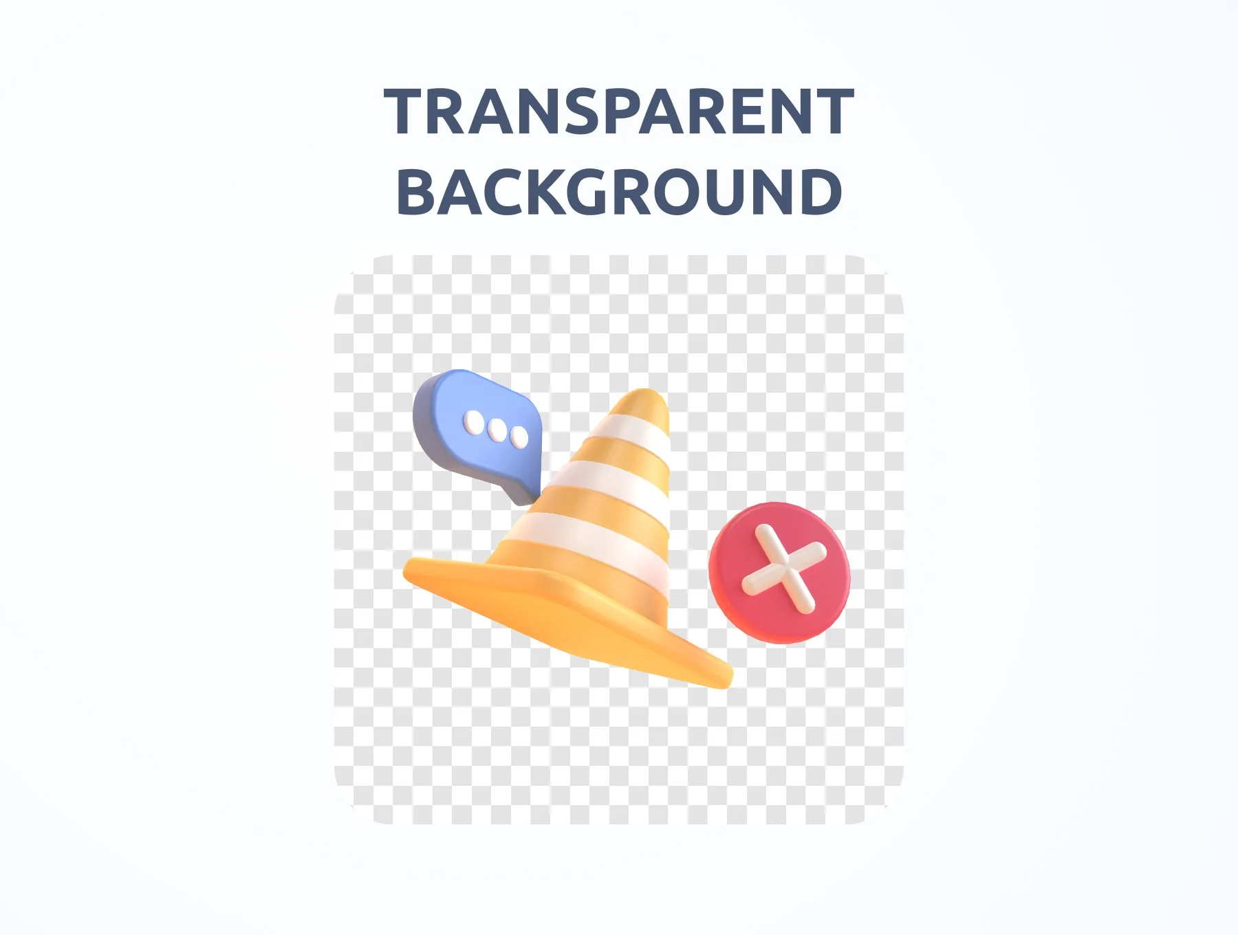 Empty State 3D Icon Set 4