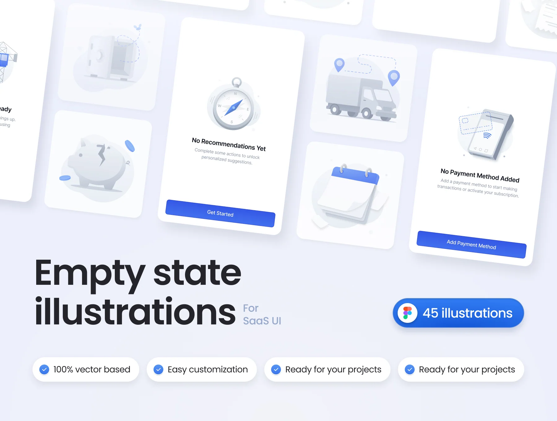 Empty State Illustrations for SaaS UI
