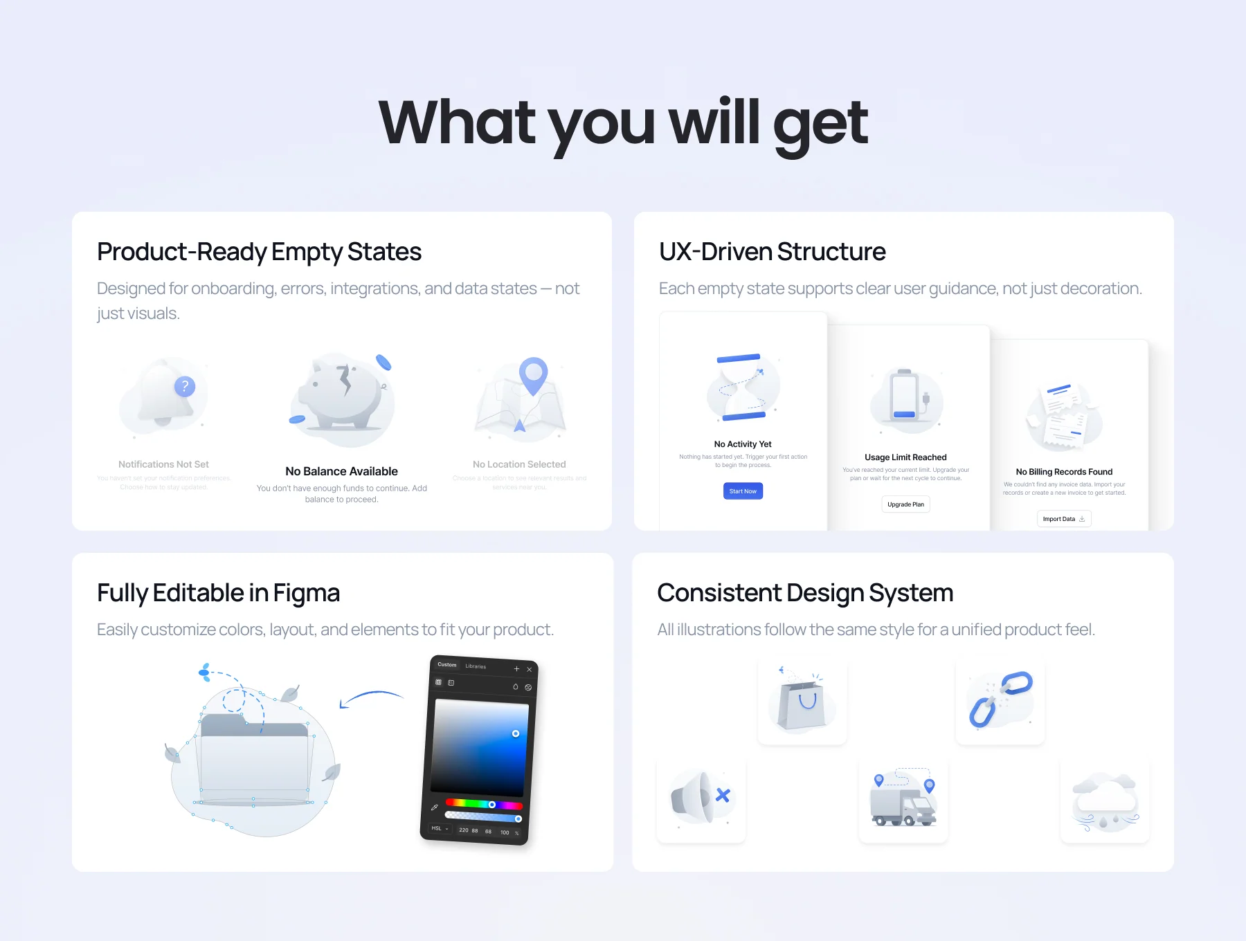 Empty State Illustrations for SaaS UI 2