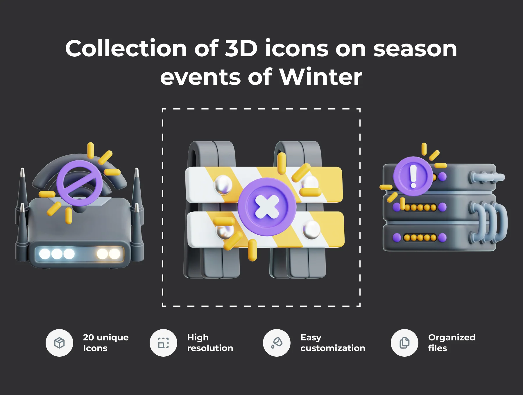 Empty States 3D Illustration Pack 2