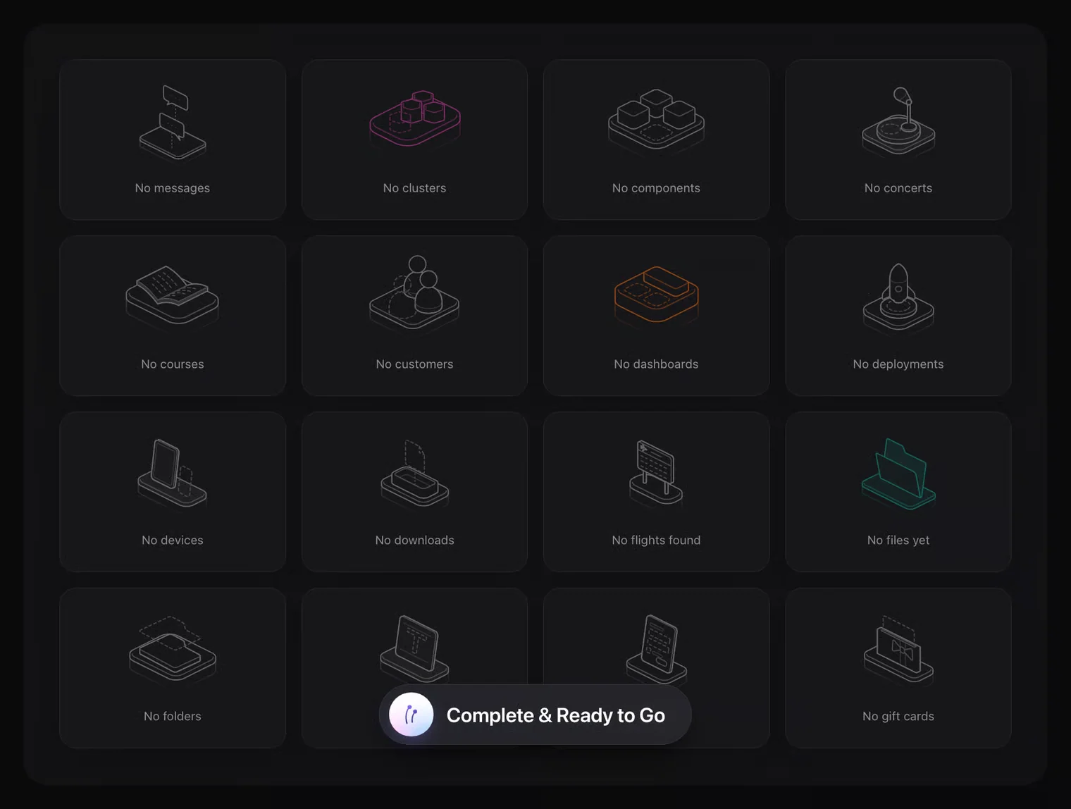 Empty States: Animated Illustration System 5