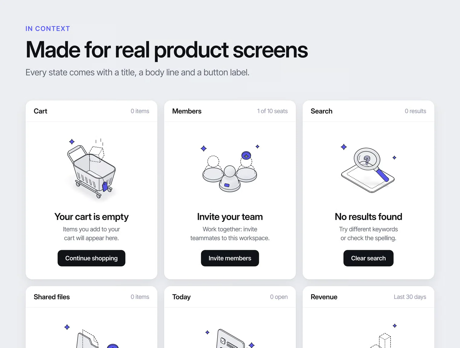 Emptykit: 48 Isometric 3D Empty State Illustrations 2