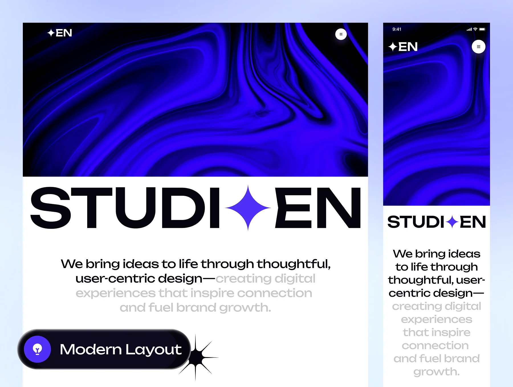 EN - Digital Agency Website UI Kit 8