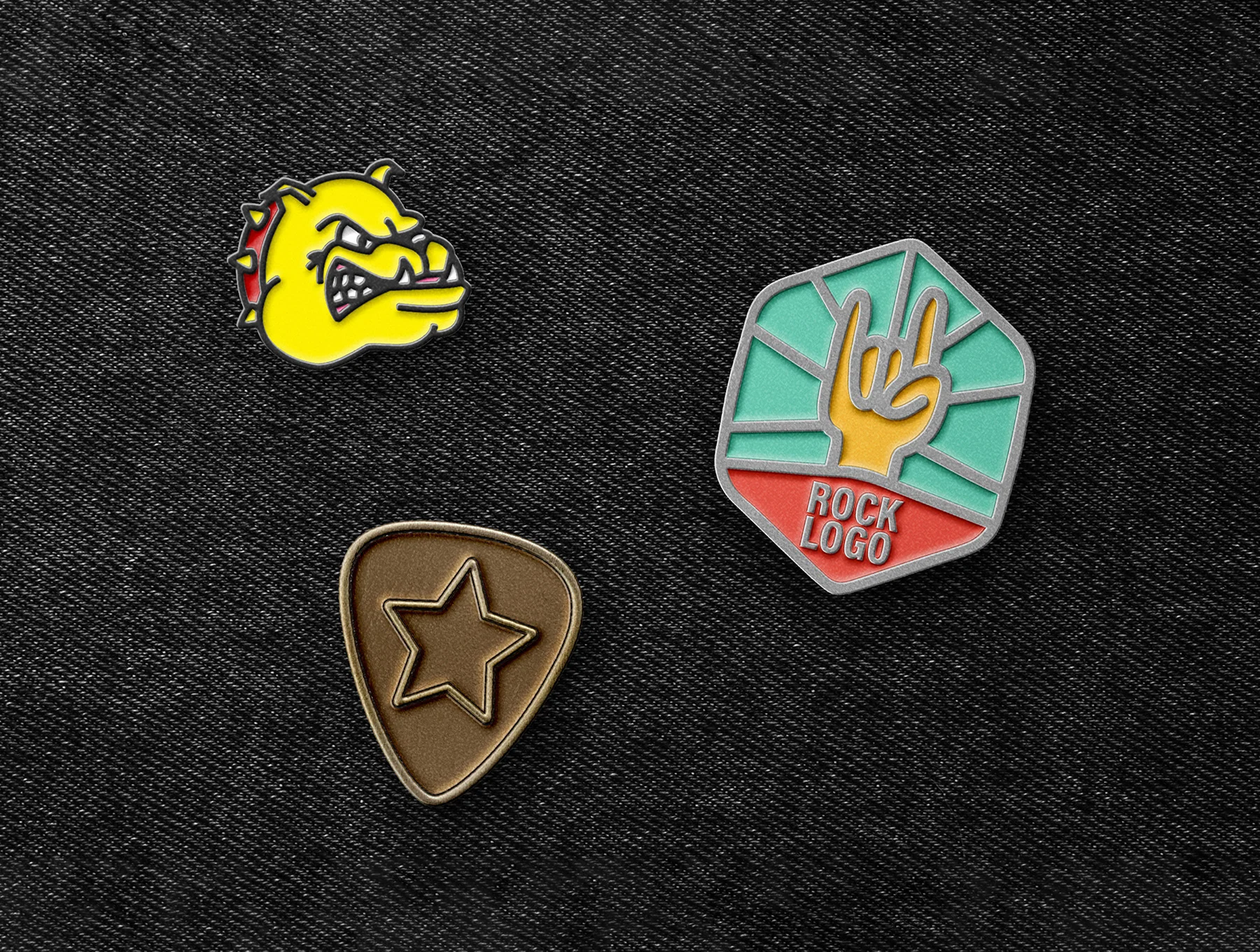 Enamel Pin Mockup 5