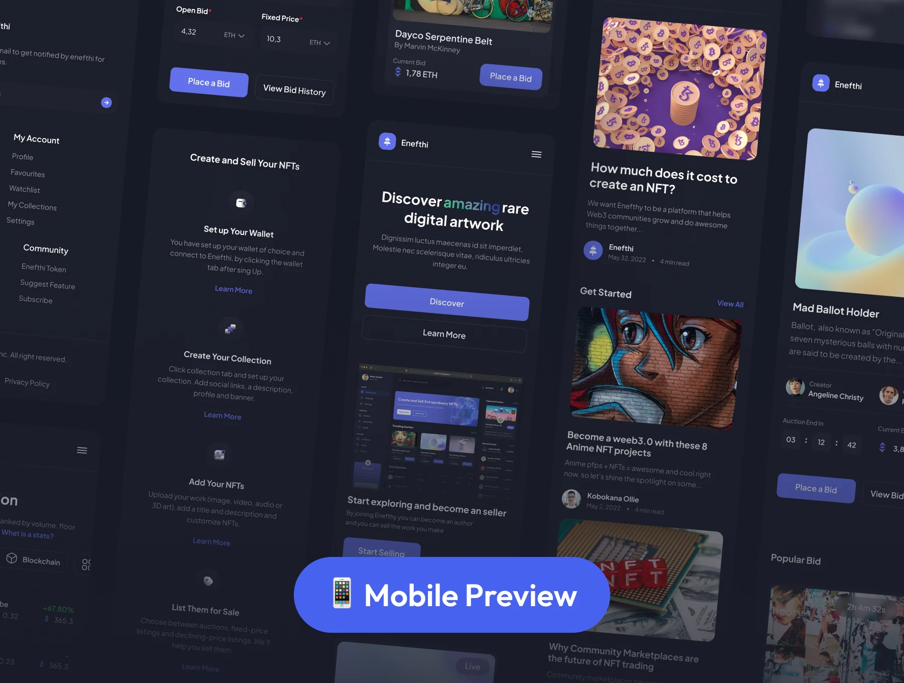 Enefthi - NFT Marketplace Website 6