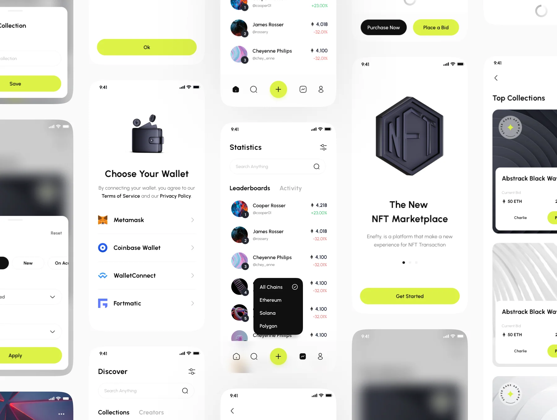 Enefty - NFT Mobile Apps UI Kit 4