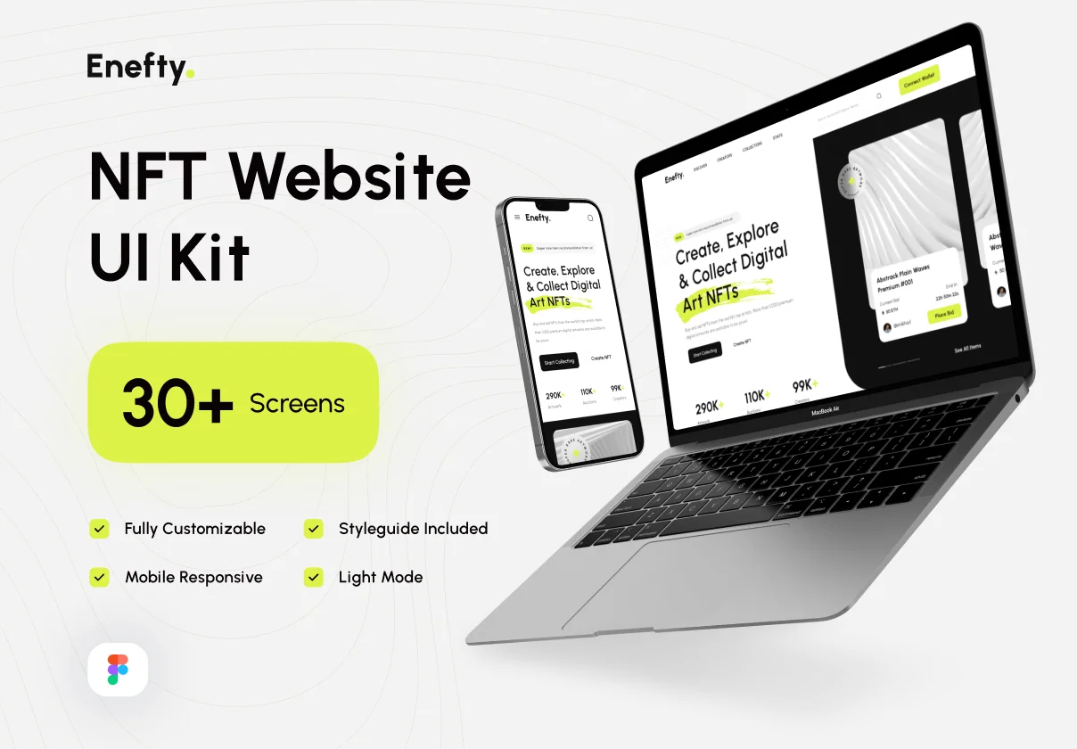 Enefty - NFT Website UI Kit