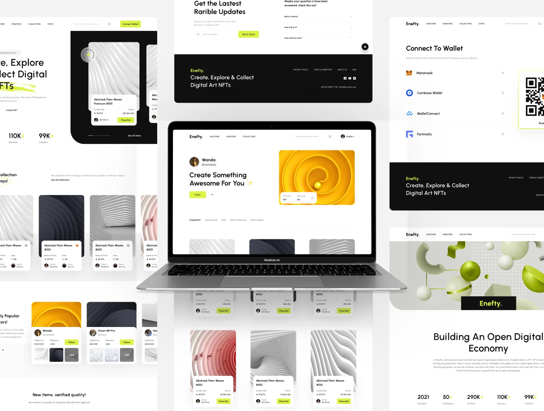 Enefty - NFT Website UI Kit 2