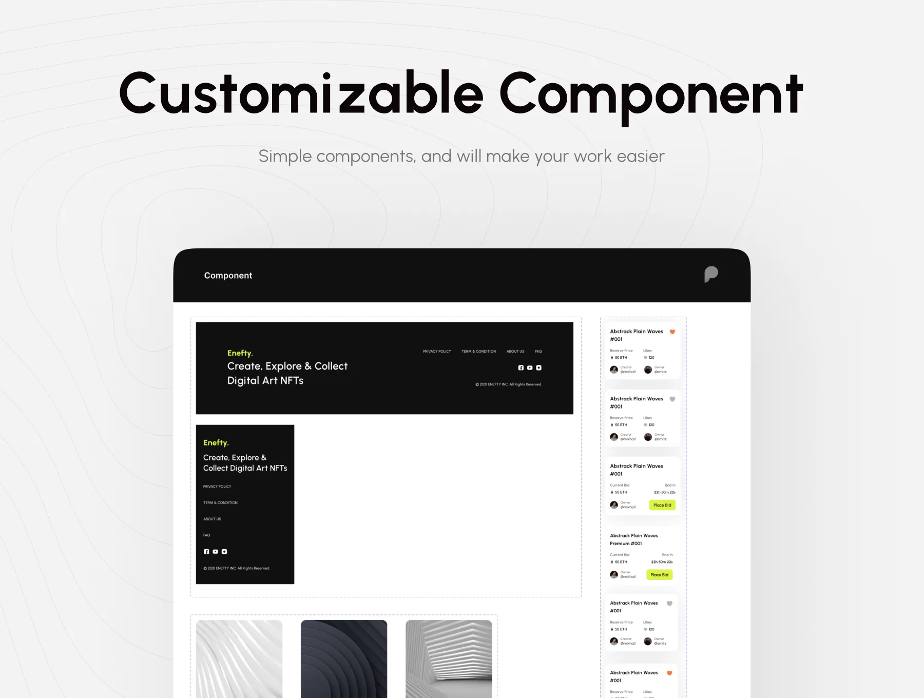 Enefty - NFT Website UI Kit 6