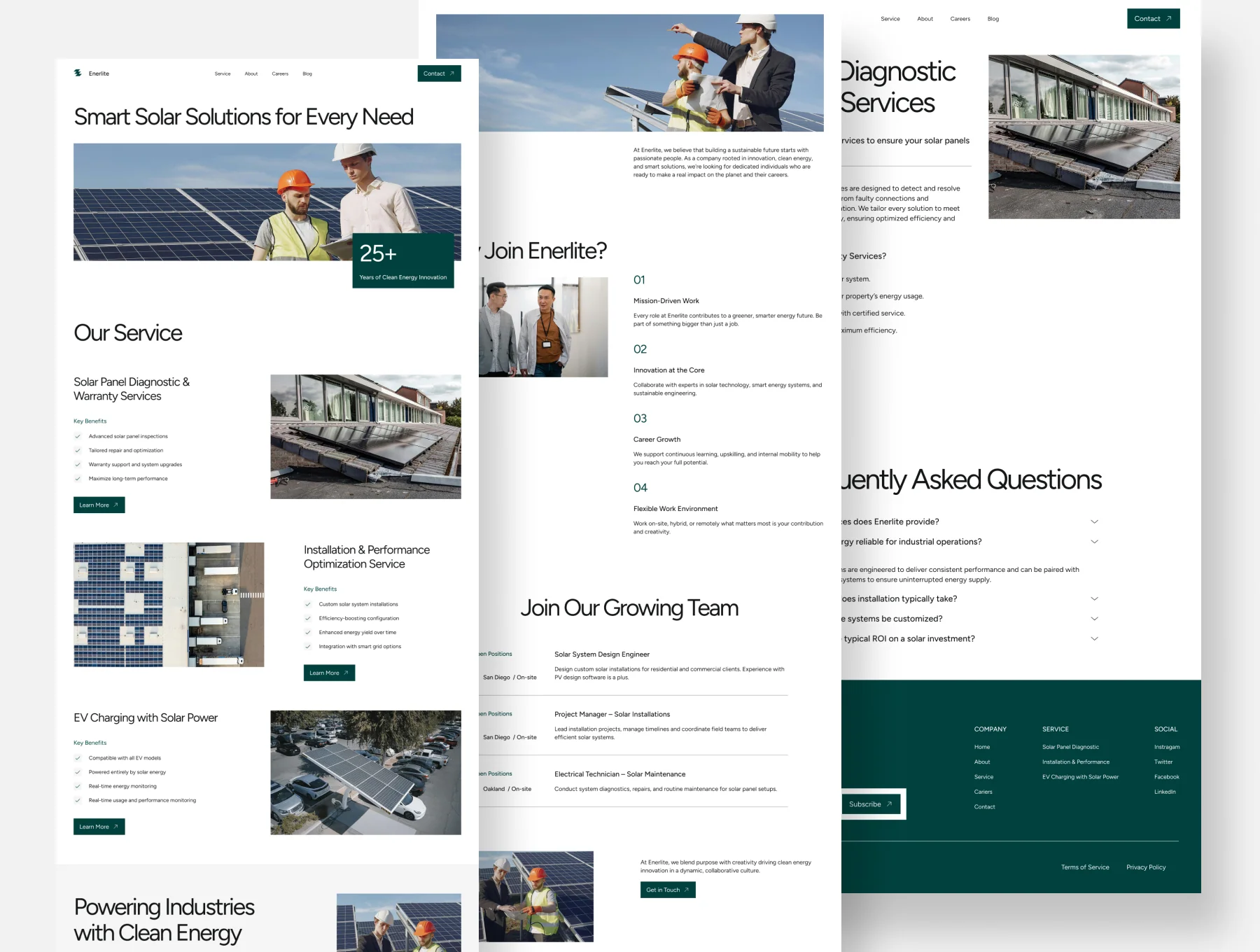 Enerlite - Solar & Renewable Energy Company Framer Template 3