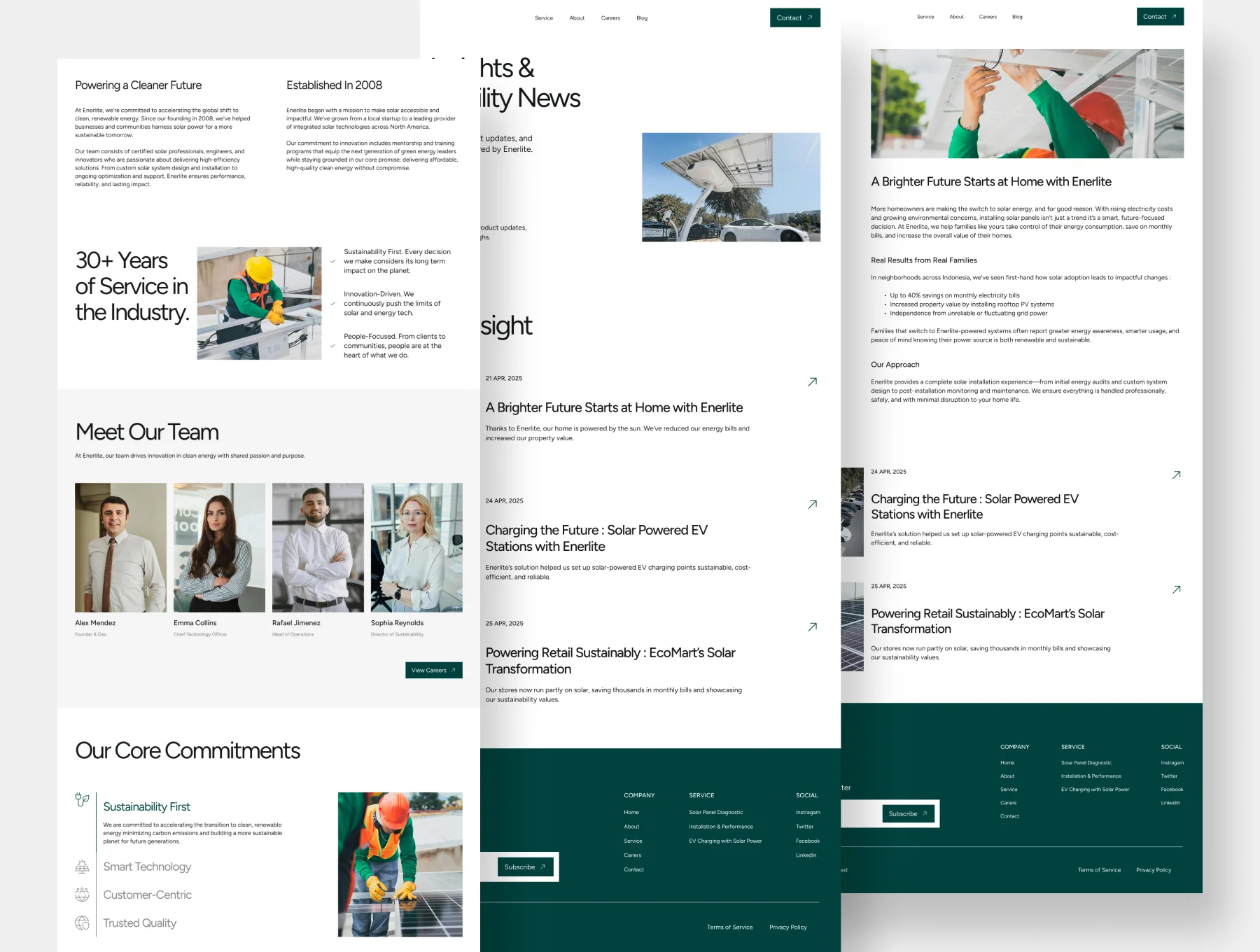 Enerlite - Solar & Renewable Energy Company Framer Template 4