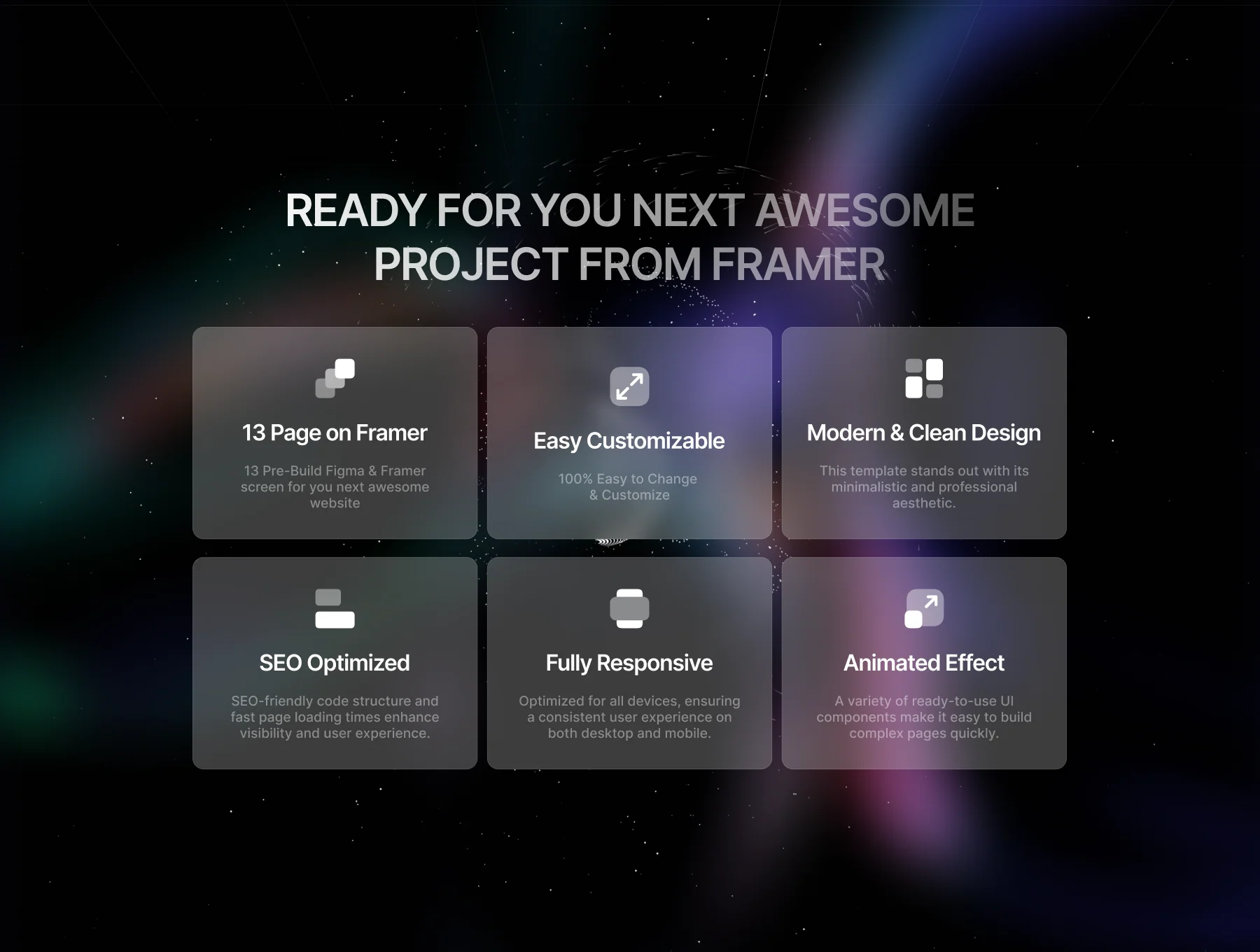 Enigma - Landing Page Framer Template 2