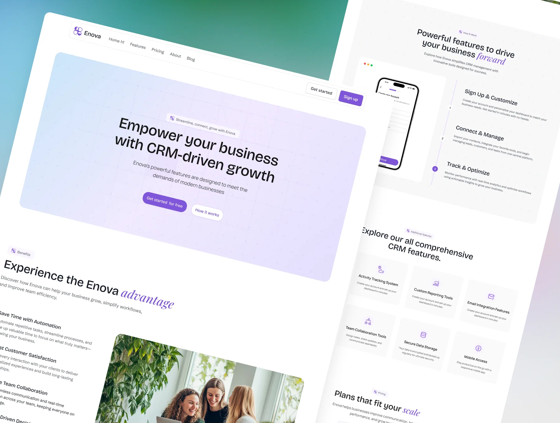 Enova — Multi-Layout SaaS & Tech Template 3
