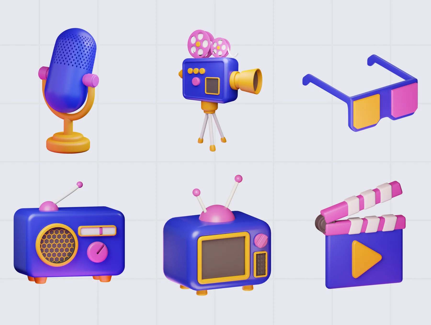 Entertainment 3D Icon 8