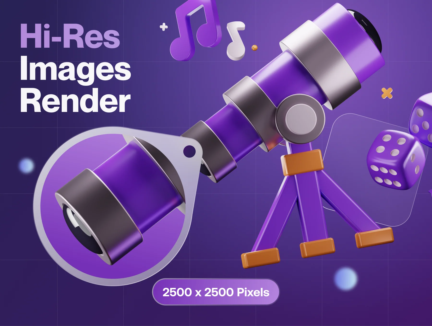 Entertainy - Hobby & Entertainment 3D Icon Set 4