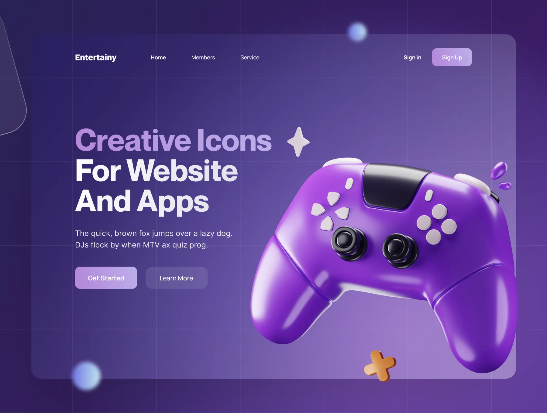 Entertainy - Hobby & Entertainment 3D Icon Set 6