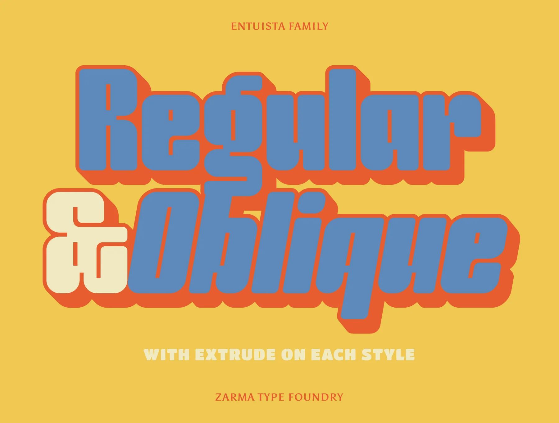 Entuista - Bold Display Font