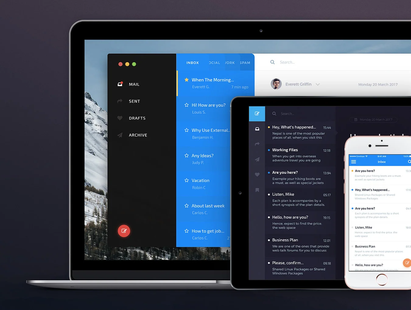 Envelope Startup UI Kit 3