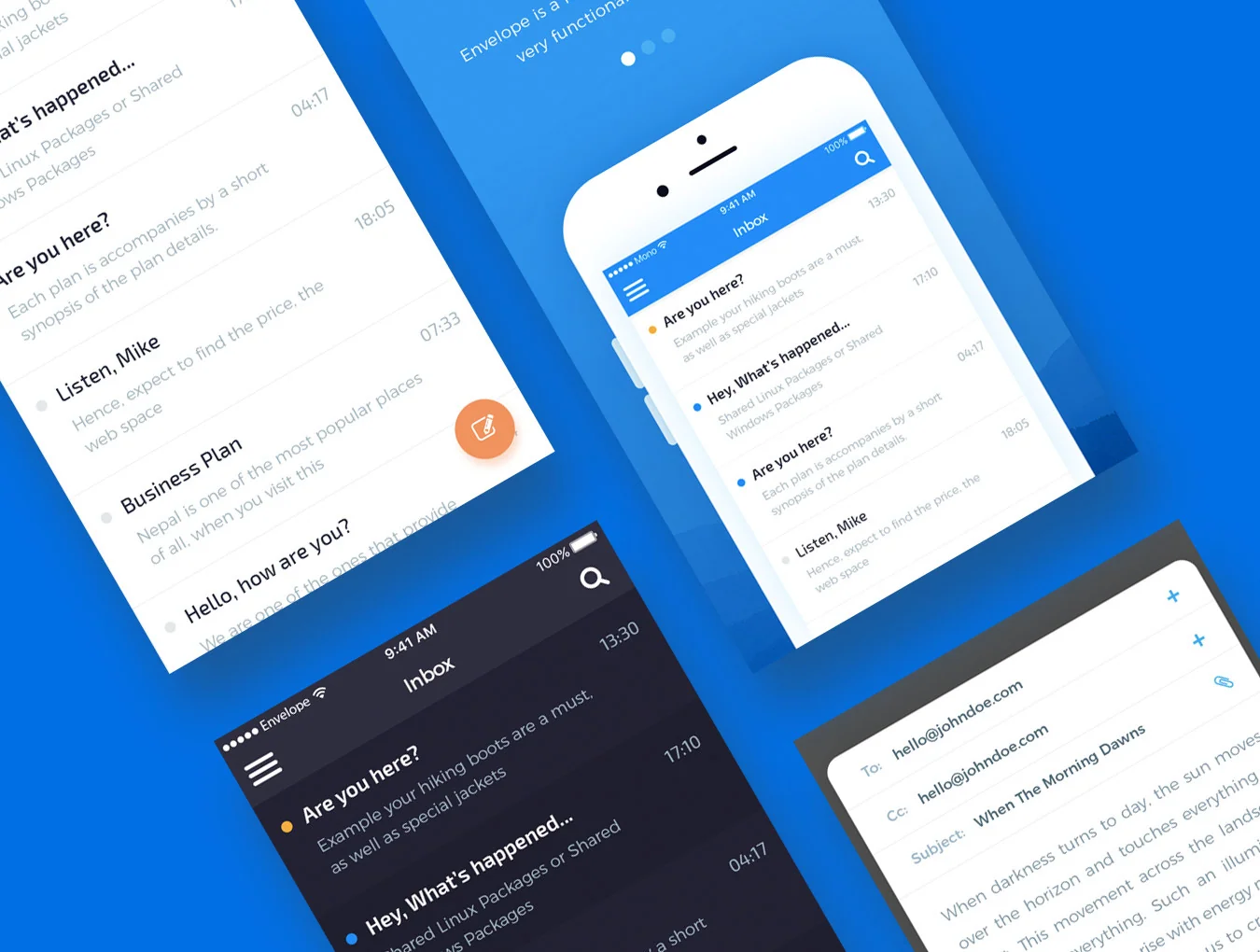 Envelope Startup UI Kit 7