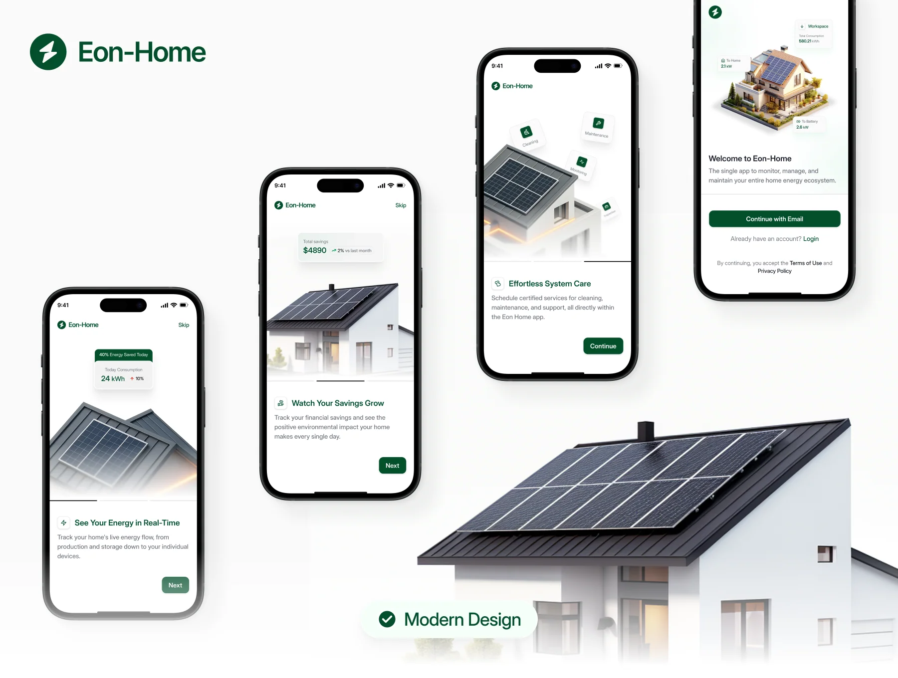 Eon - Home Solar Panel Management UI Kit 5