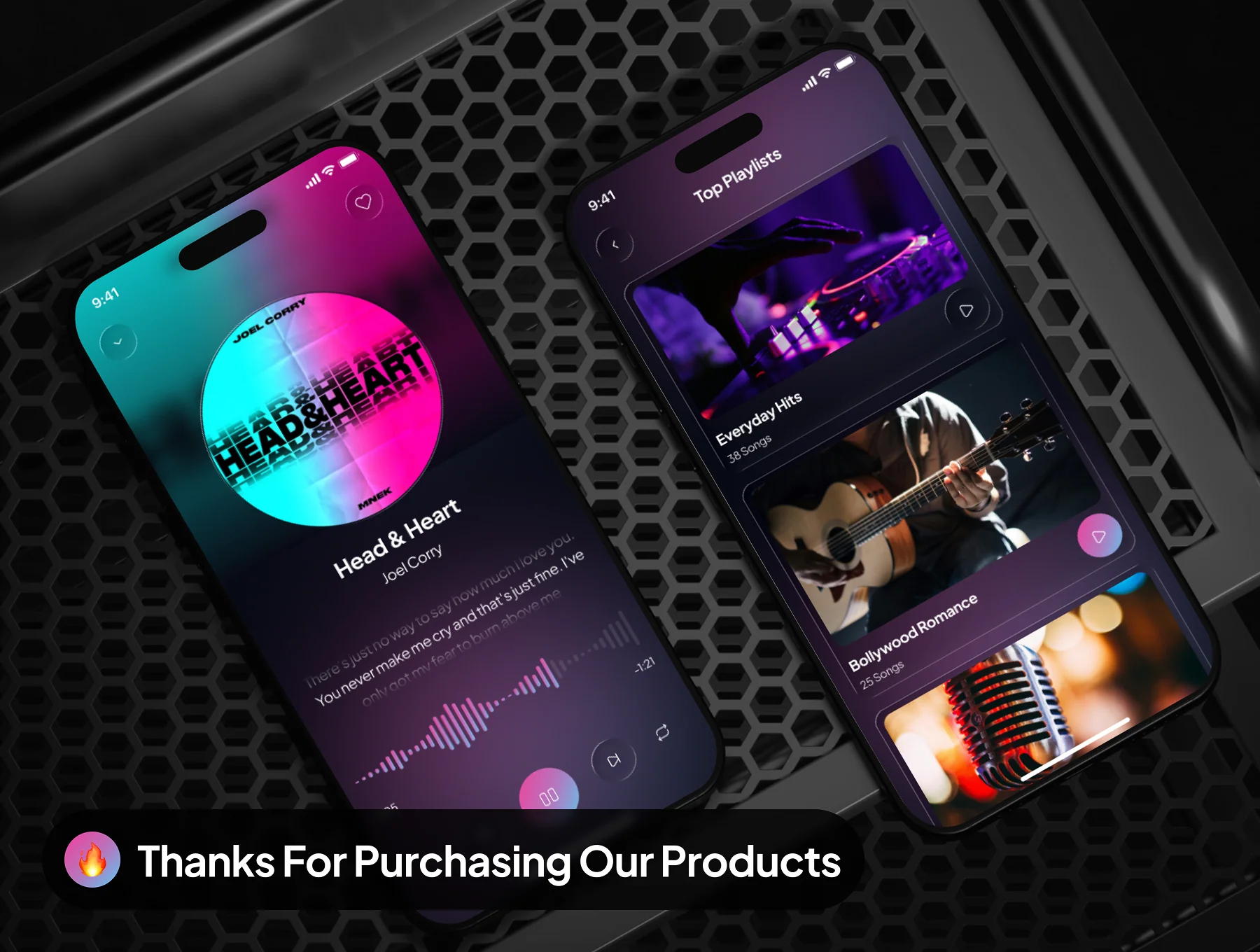 Eotin - Music Player App UI Kit 10