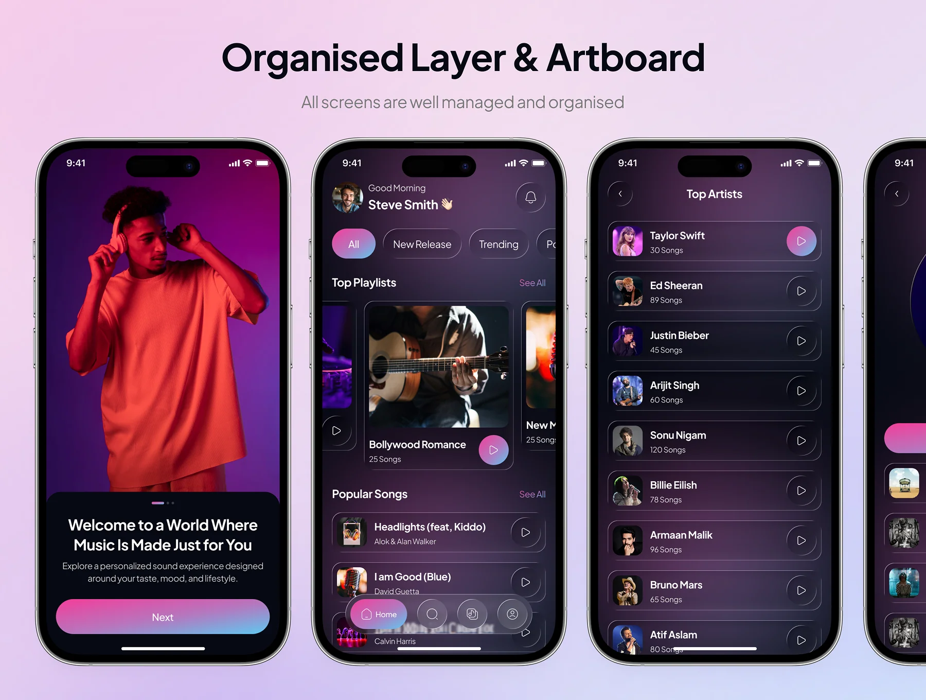 Eotin - Music Player App UI Kit 3
