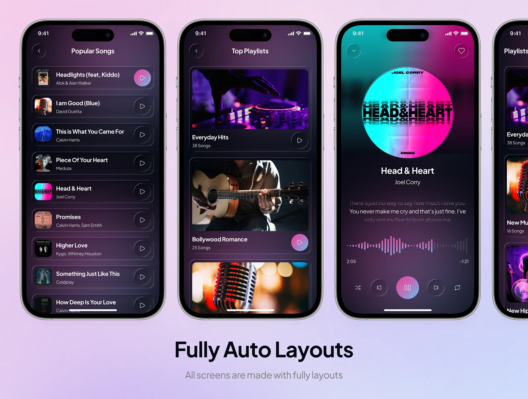 Eotin - Music Player App UI Kit 4