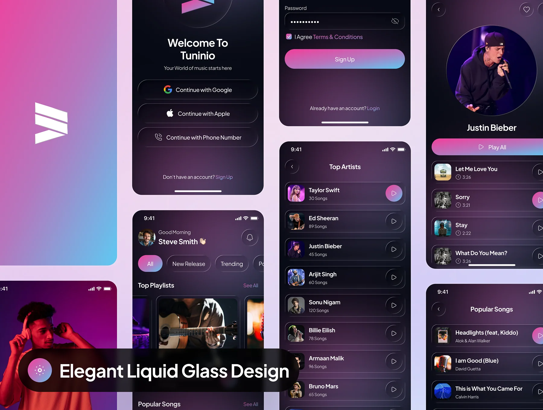 Eotin - Music Player App UI Kit 7