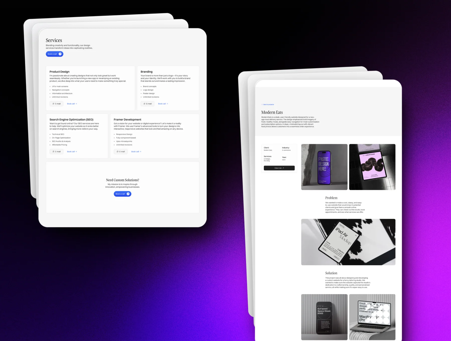 Epicfolio - Personal Portfolio Template 3