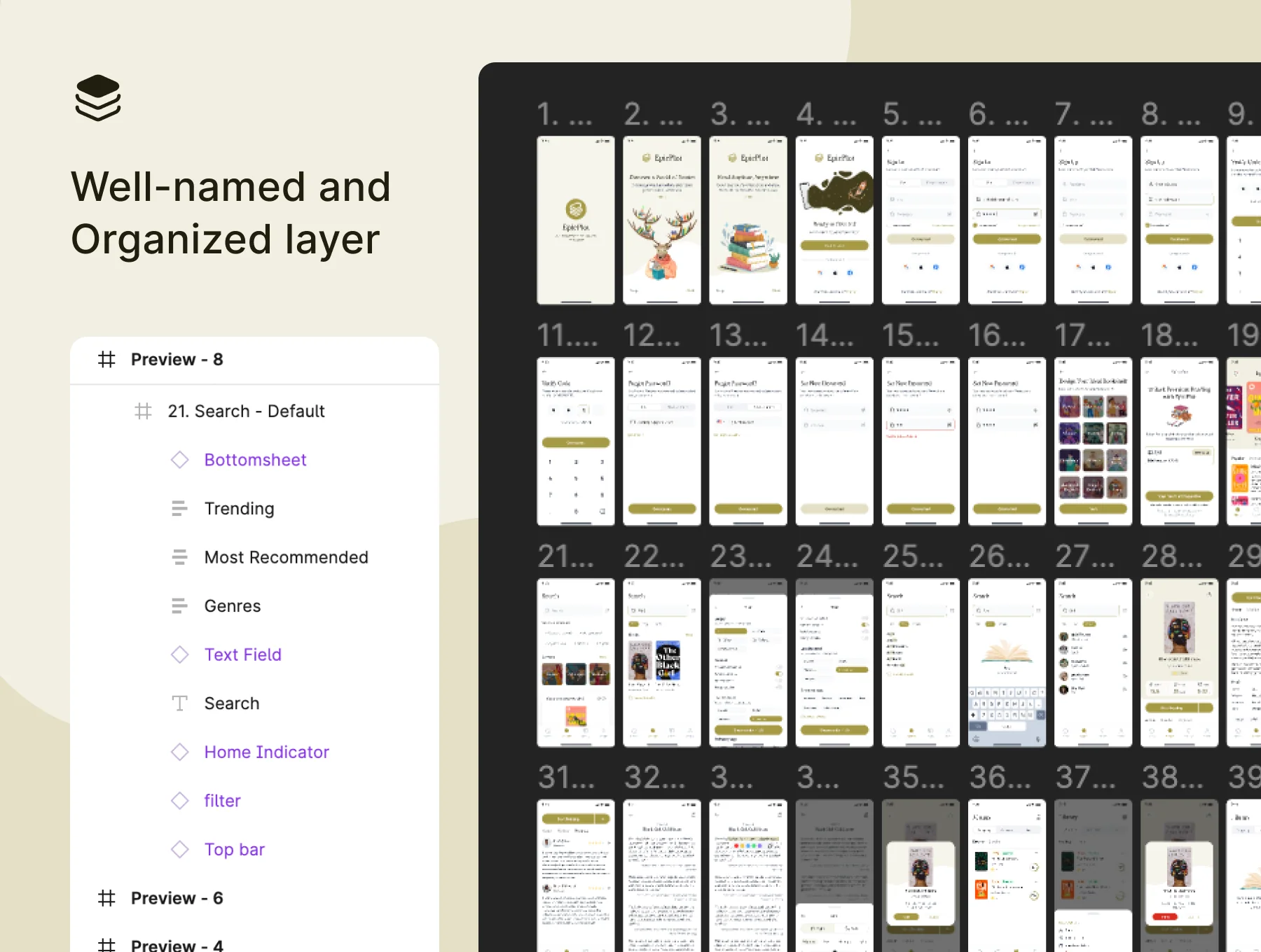Epicplot - Ebook and Novel Reader UI Kit Template 5