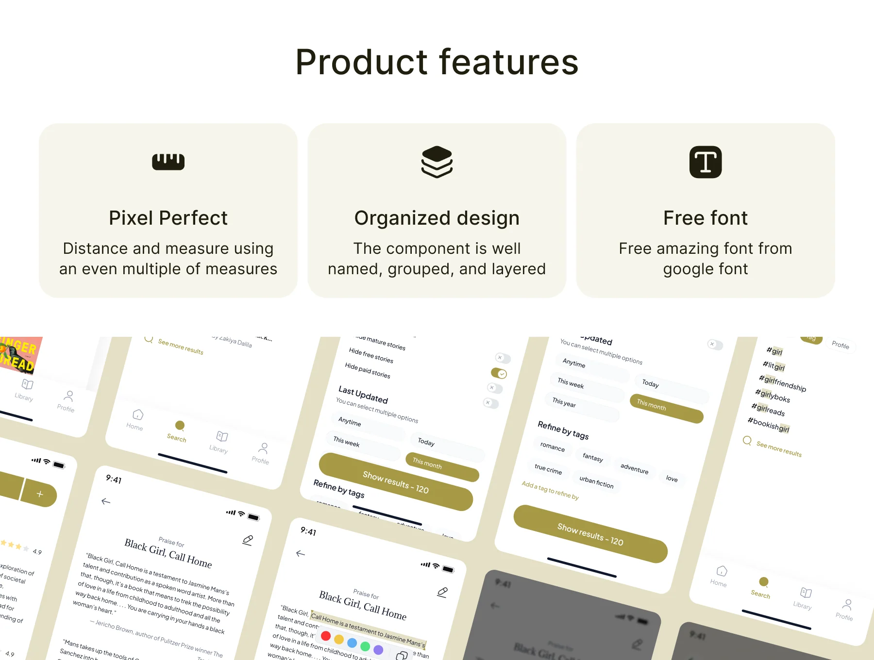 Epicplot - Ebook and Novel Reader UI Kit Template 7
