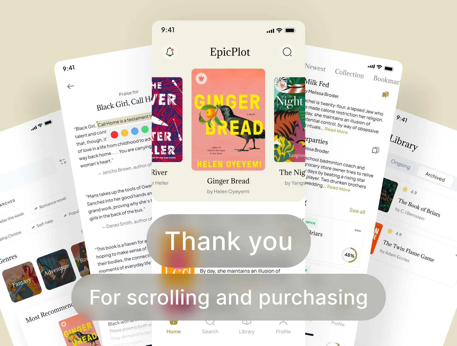 Epicplot - Ebook and Novel Reader UI Kit Template 8